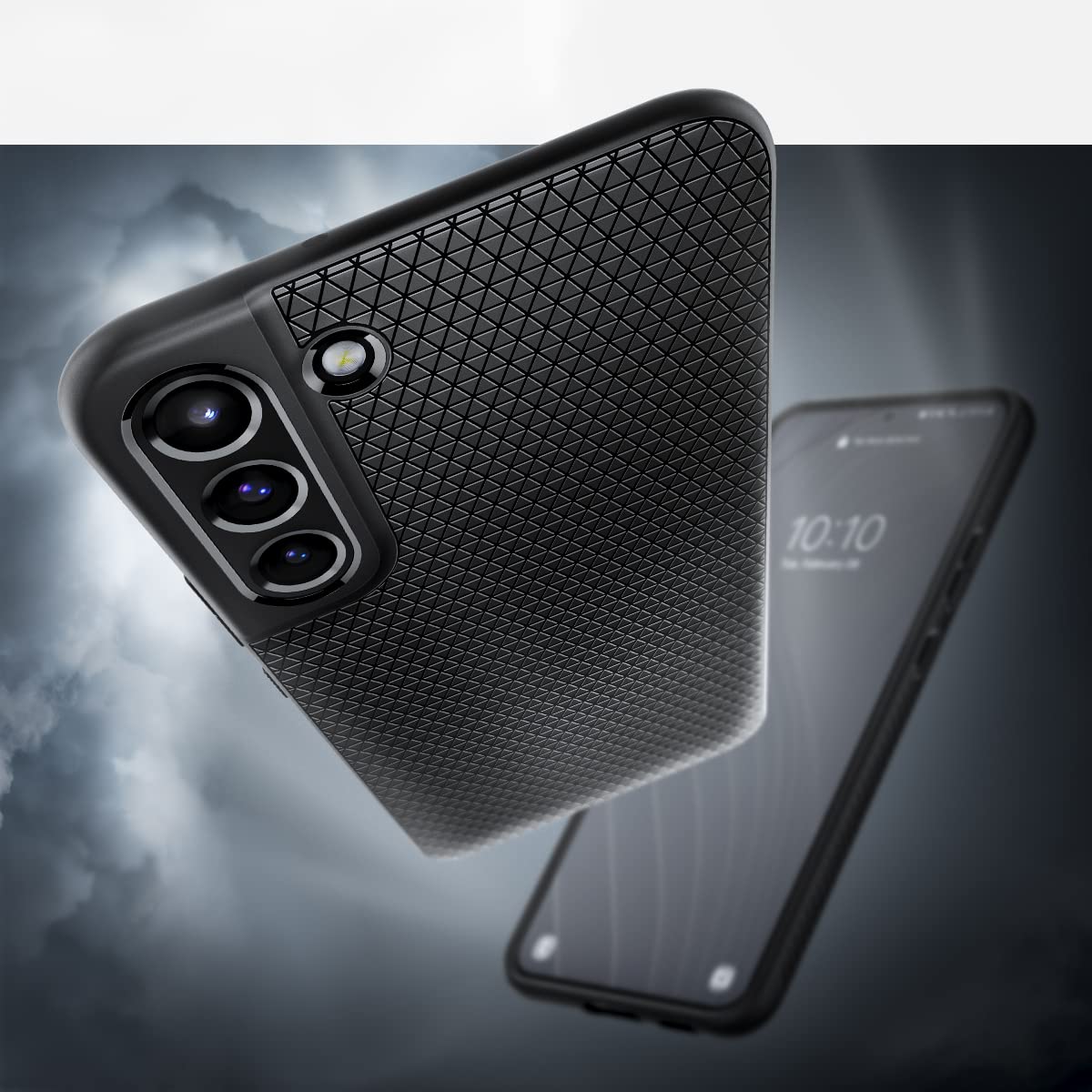 Spigen Liquid Air Designed For Galaxy S22 Plus Case (2022) - Matte Black