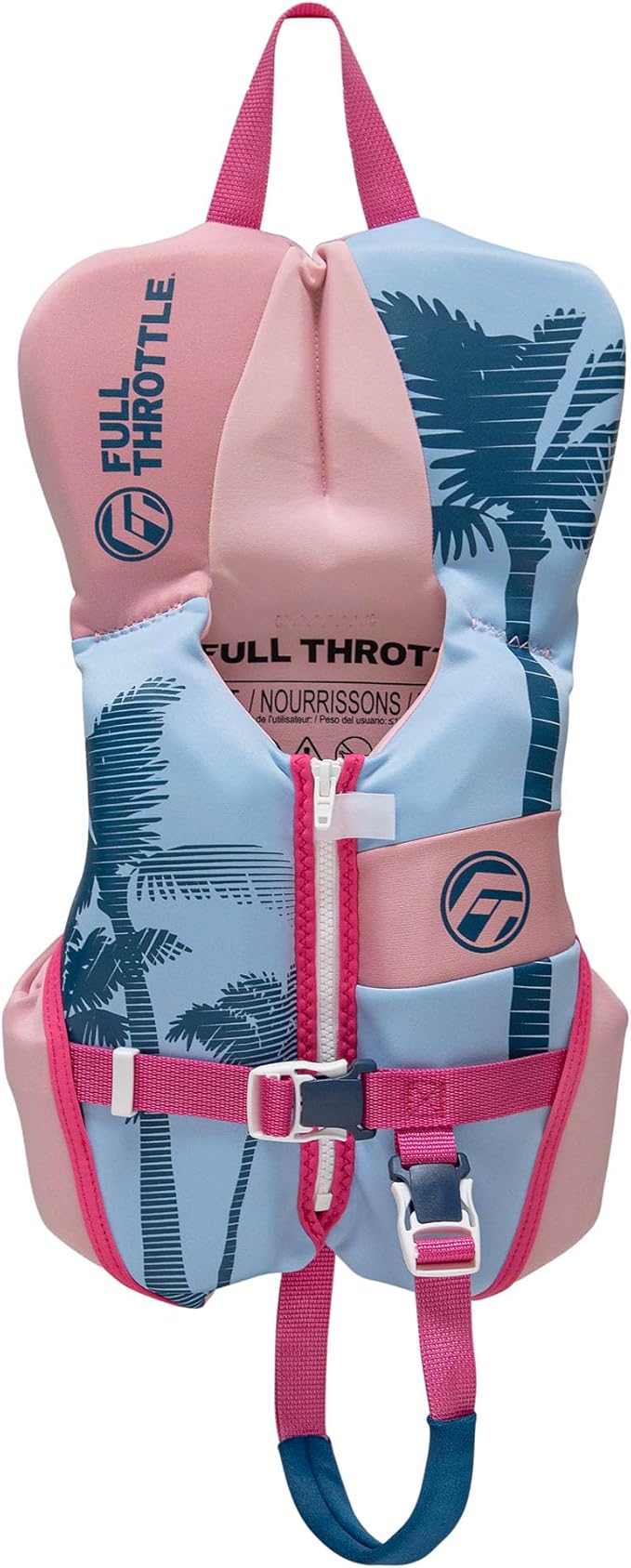 Full Throttle Rapid Dry Flex-Back Infant Life Jacket – U.S. Coast Guard and Transport Canada Approved, fits Infants Less T...