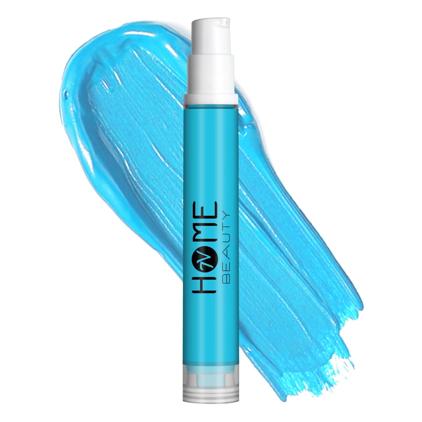7V Home Beauty Sky Blue Face Body Paint, Washable Formula Matte Liquid Foundation for Halloween Costume Stage SFX Makeup (Sky Bl
