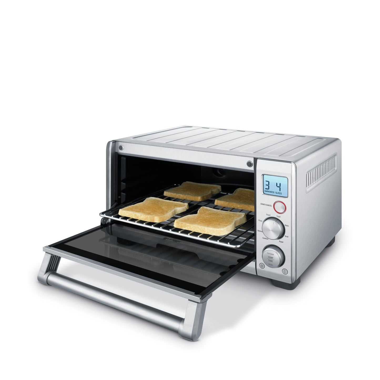 Breville BOV650XL Compact Smart Oven and Countertop Toaster, Small, Brushed Stainless Steel