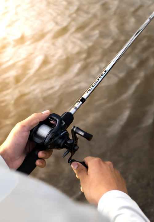 Abu Garcia Vengeance Low Profile Baitcast Reel, Reliable Freshwater Fishing Reel, Lightweight Graphite Frame and Sideplates, MagTrax Braking System, Power Disk Drag System, Max Drag of 20lb | 9.1kg