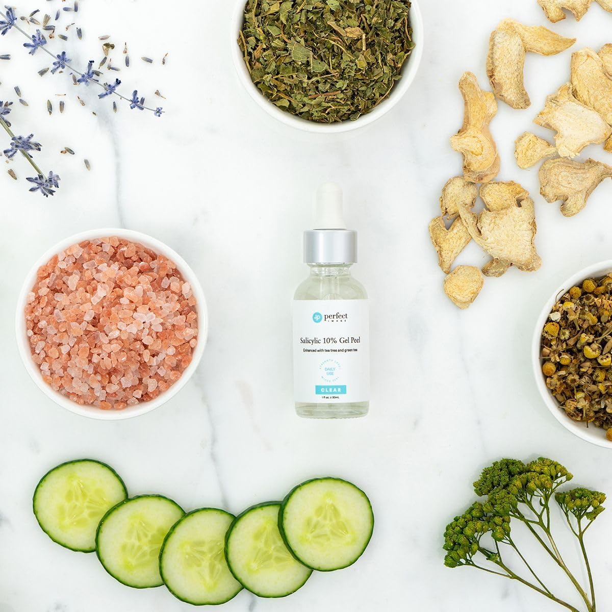 Salicylic 10% Gel Peel, Breakout and Pore Minimizer and Cleanser, 15-30 Full Facial Chemical Peels, 1 fl oz. e, 30 mL - Perfect