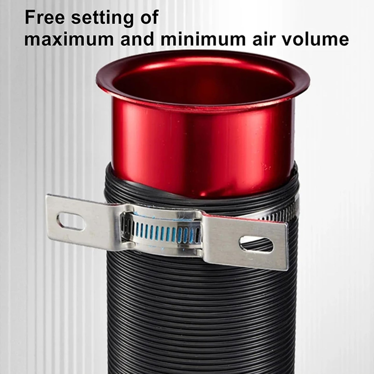 Obokidlyamor 2PCS Simulation Turbine Intake Pipe Wind Sense Speed Change on Steering Wheel PC USB for Logitech G923 G920 G29 Pro RS50 Base Intake Pipe Sim Racing Wind Simulator (Red)