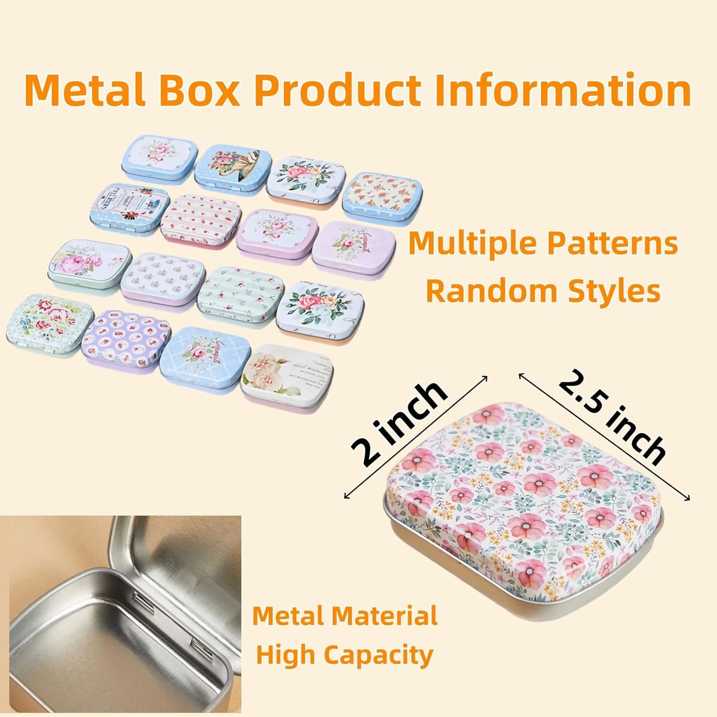 50Pcs Split Ring Stitch Markers with Box,Spiral Metal Stitch Markers for Crocheting Knitting Sewing DIY Handmade Crafts