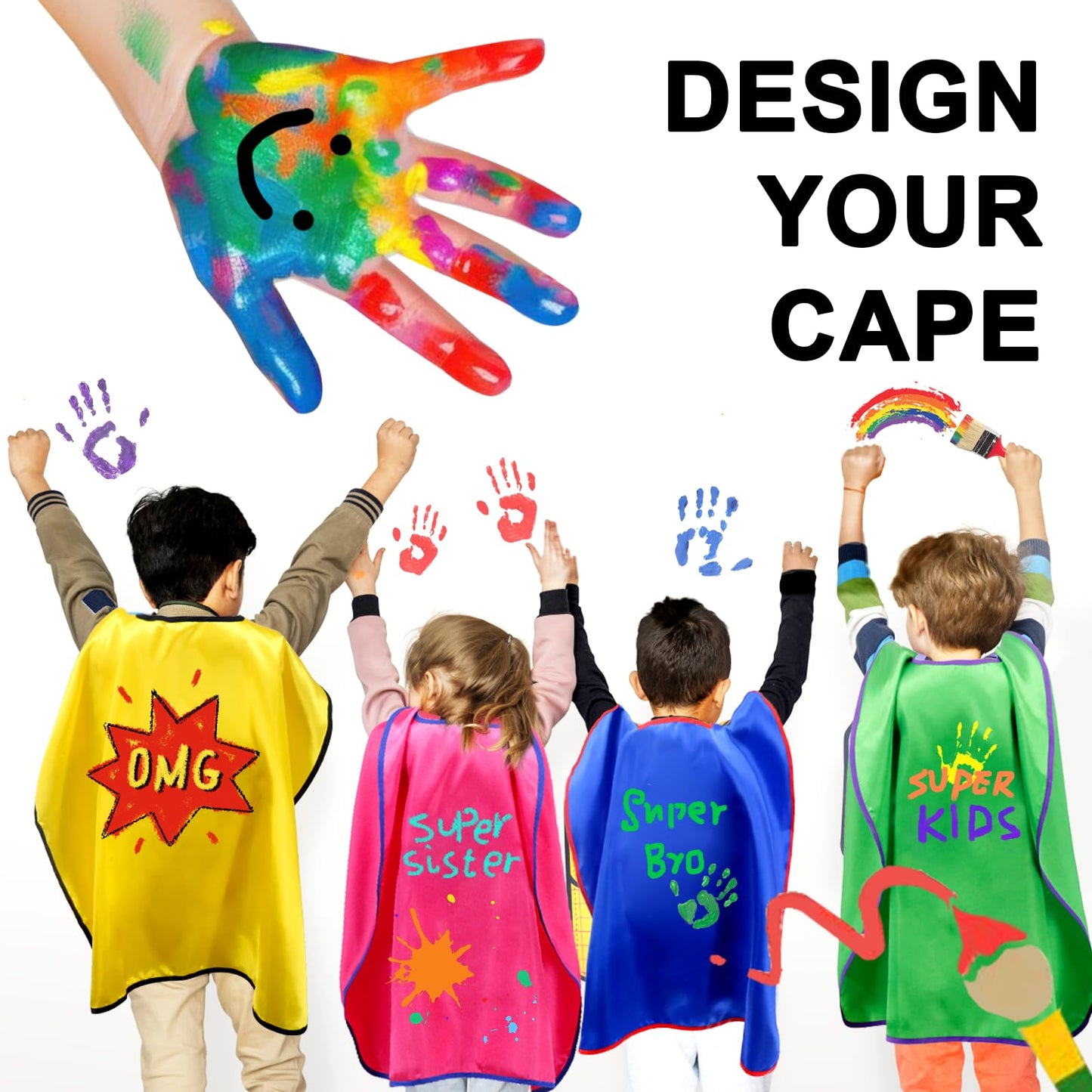 iROLEWIN Bulk Superhero-Capes for Kids Super Hero Capes and Masks 20 Pack Toddler Dress-up Birthday Party Day School Costume