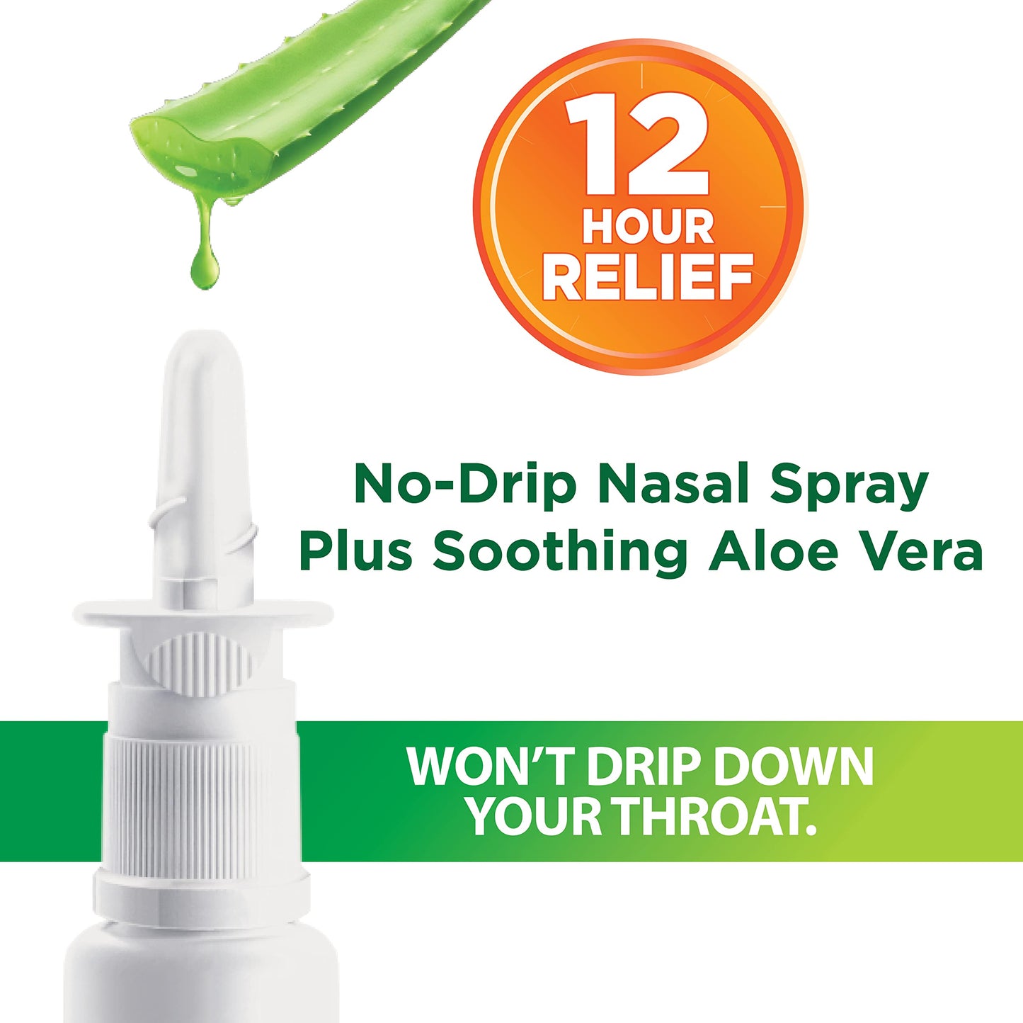 Zicam Extreme Congestion Relief No-Drip Liquid Nasal Spray with Soothing Aloe Vera, 0.5 Ounce (Pack of 2)