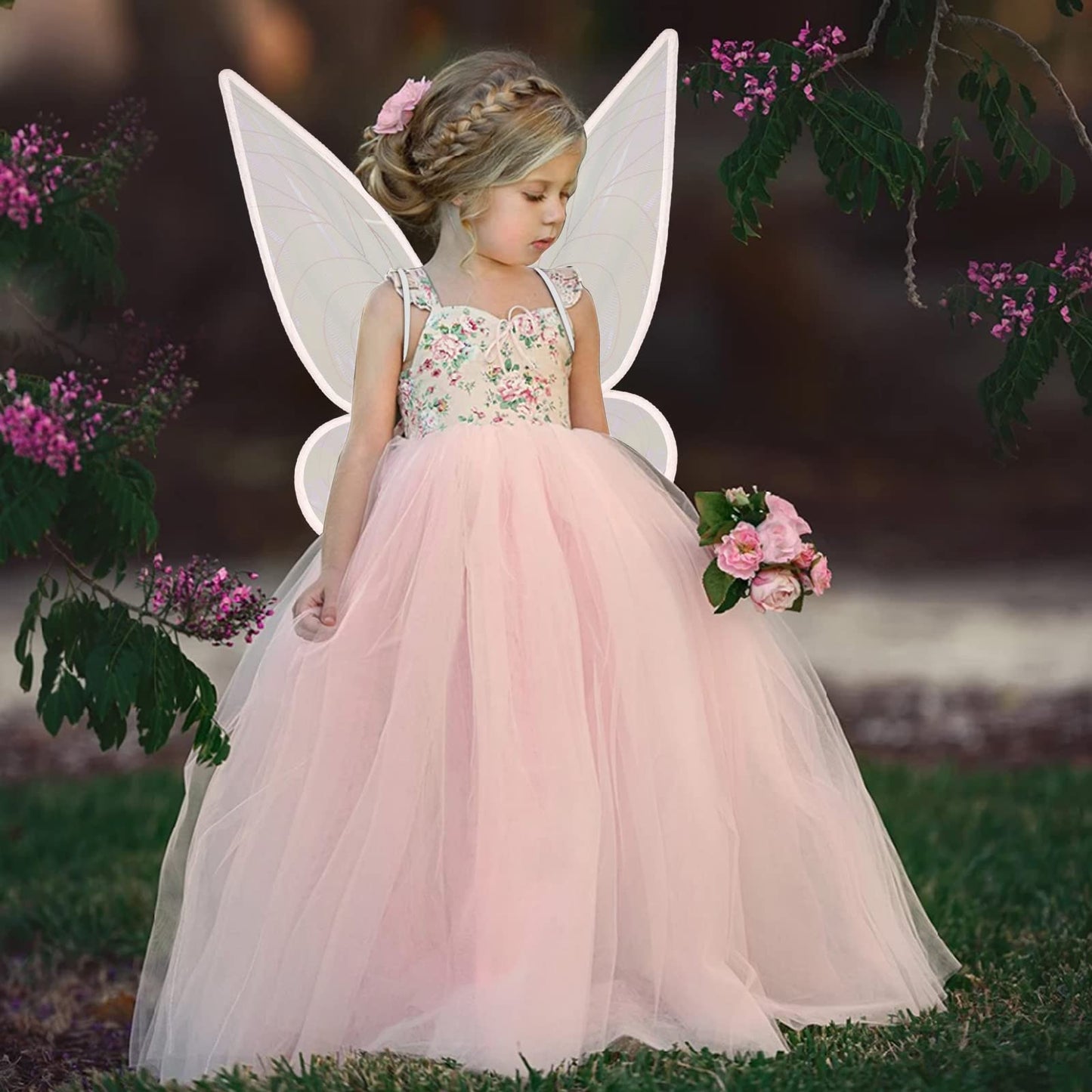 Vifcotlyp Fairy Wings, Fairy Wings for Adults Women Girls, Butterfly Wings for Women for Halloween Cosplay