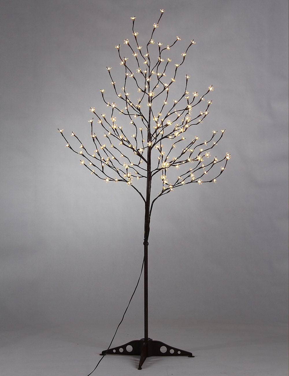 Lightshare 6.5FT 208 LED Cherry Blossom Tree, Lighted Artificial Tree for Decoration Inside and Outside, Home Patio Wedding Festival Christmas Decor