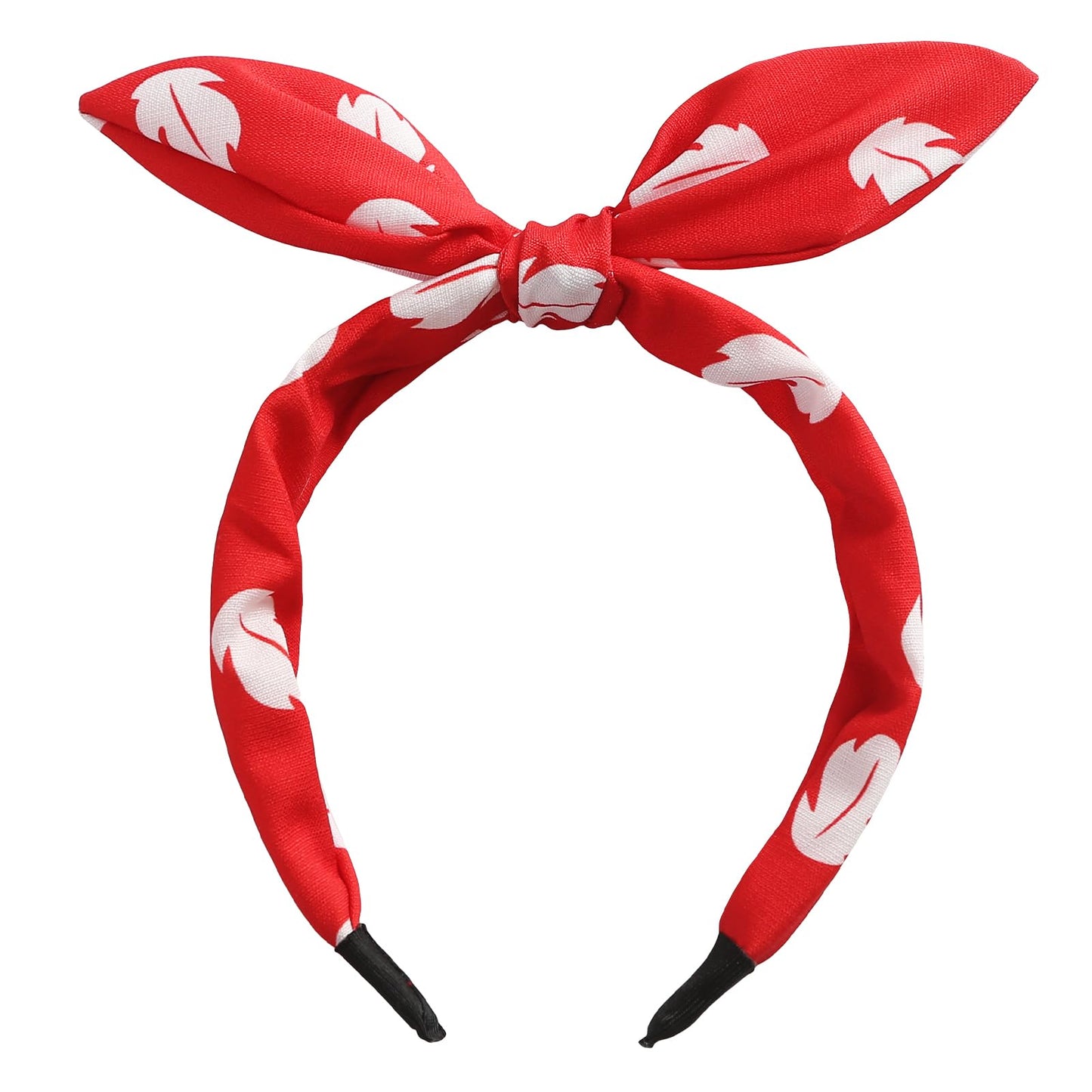 Hawaiian Bow Headband Tropical Leaf Headwear Halloween Costume Hair Accessories Luau Party Hairband