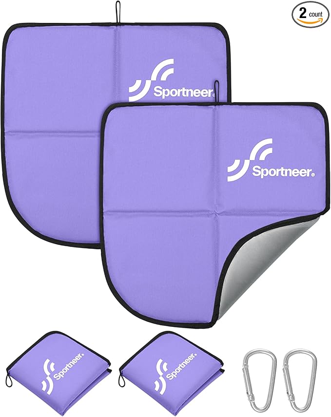 Sportneer Sitting Pad, Lightweight Waterproof Folding Seat Pad for Backpacking, 15.75'' x 15.75'' Portable Camping Seat Mat for Hiking, Picnics & Outdoor Use
