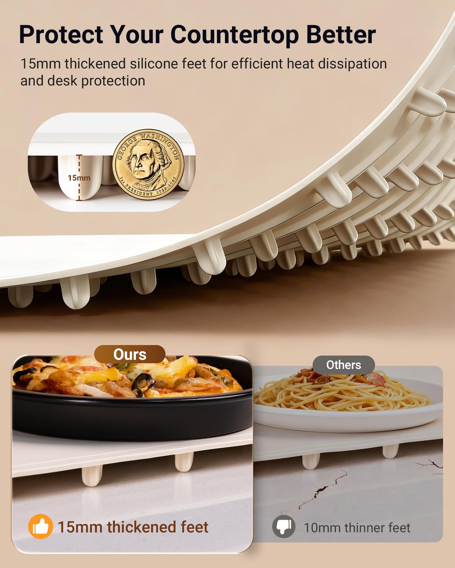 38"x16" Warming Mat for Food Extra Large, Extendable Food Warming Mat, Electric Warming Tray for Buffets Party with 7 Adjustable Temperature, 6 Timer, Silicone Food Warmer for Parties Home Countertop