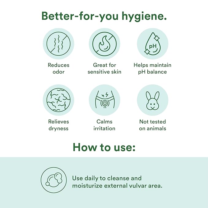 Good Clean Love Balance Feminine Wash, pH-Balanced Vaginal Moisturizer Cleanser for Women with Natural Ingredients, Gentle Cleansing Feminine Care Product, Reduces Vaginal Dryness & Odor,8Oz (2-Pack)