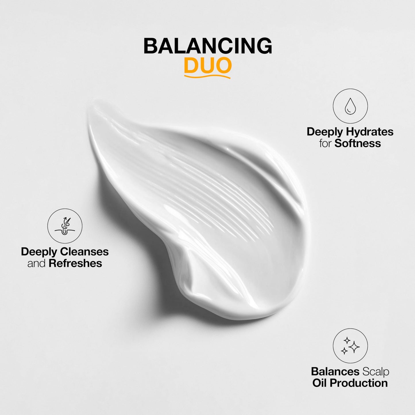 GK HAIR Balancing Shampoo and Conditioner Set for Oily Hair Upto 72-Hour Freshness Best Shampoo and Conditioner for Greasy Scalp