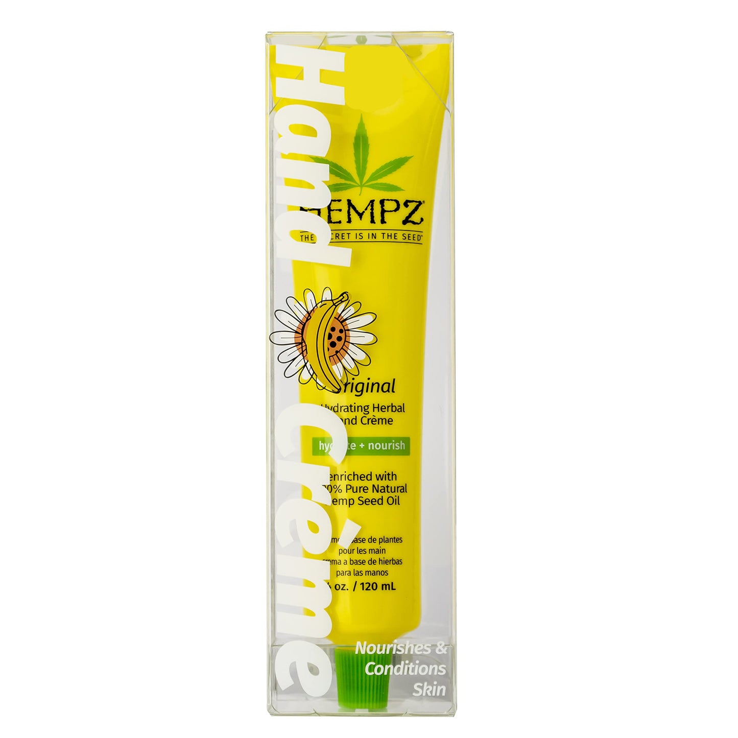 Hempz Original Scent, Herbal Hand Crme, 4 Fl. Oz, Cream