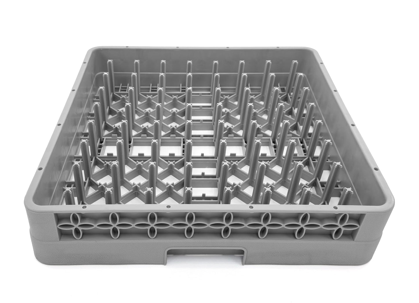 Farag Janitorial Peg Plate Rack for Commercial Dishwasher | Full Size Tray Rack | Polypropylene (Gray)