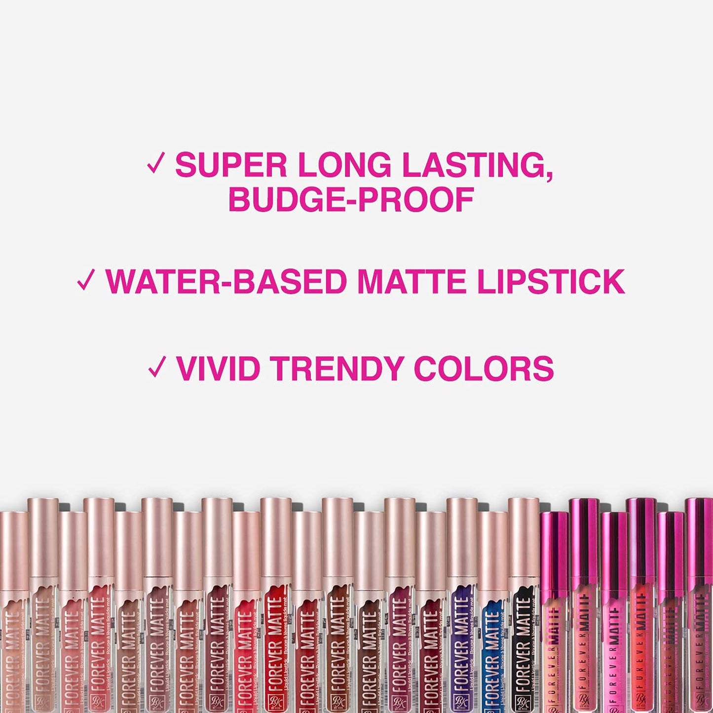 Ruby Kisses Forever Matte Liquid Lipstick - RFML06 (Aged Rose)