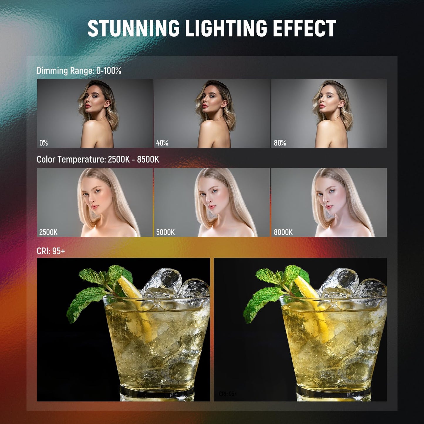 Neewer Rgb Light Wand, Magnetic Handheld Photography Video Light Stick, 2500K~8500K Dimmable Cri95+ Full Color Led Tube Light Ba