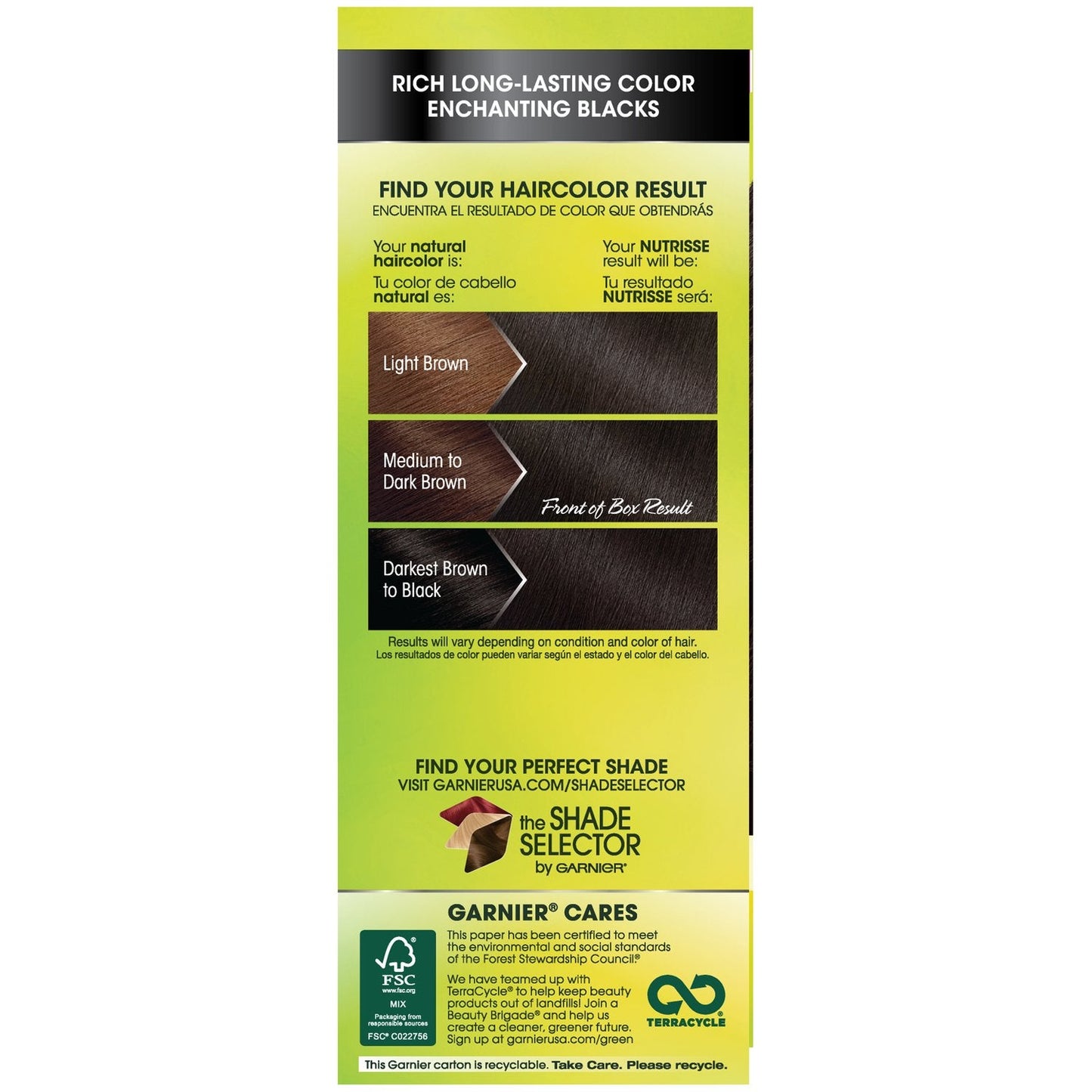 Garnier Nutrisse Nourishing Hair Color Creme, 20 Soft Black (Black Tea) (Packaging May Vary)