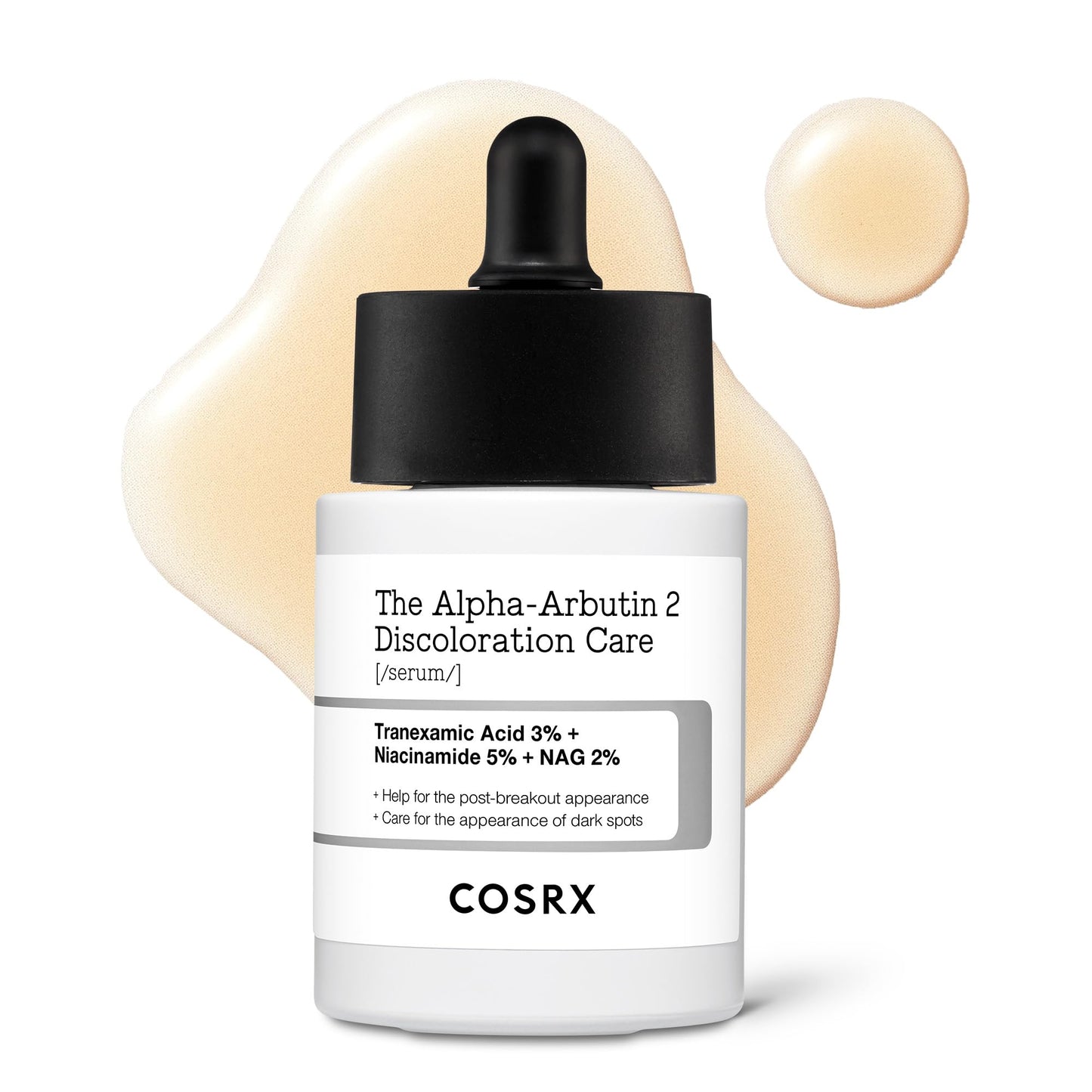 COSRX 2% Alpha Arbutin Discoloration Care Face Serum with Niacinamide, Glutathione & Tranexamic Acid, 1.7 fl oz - Serum for Face