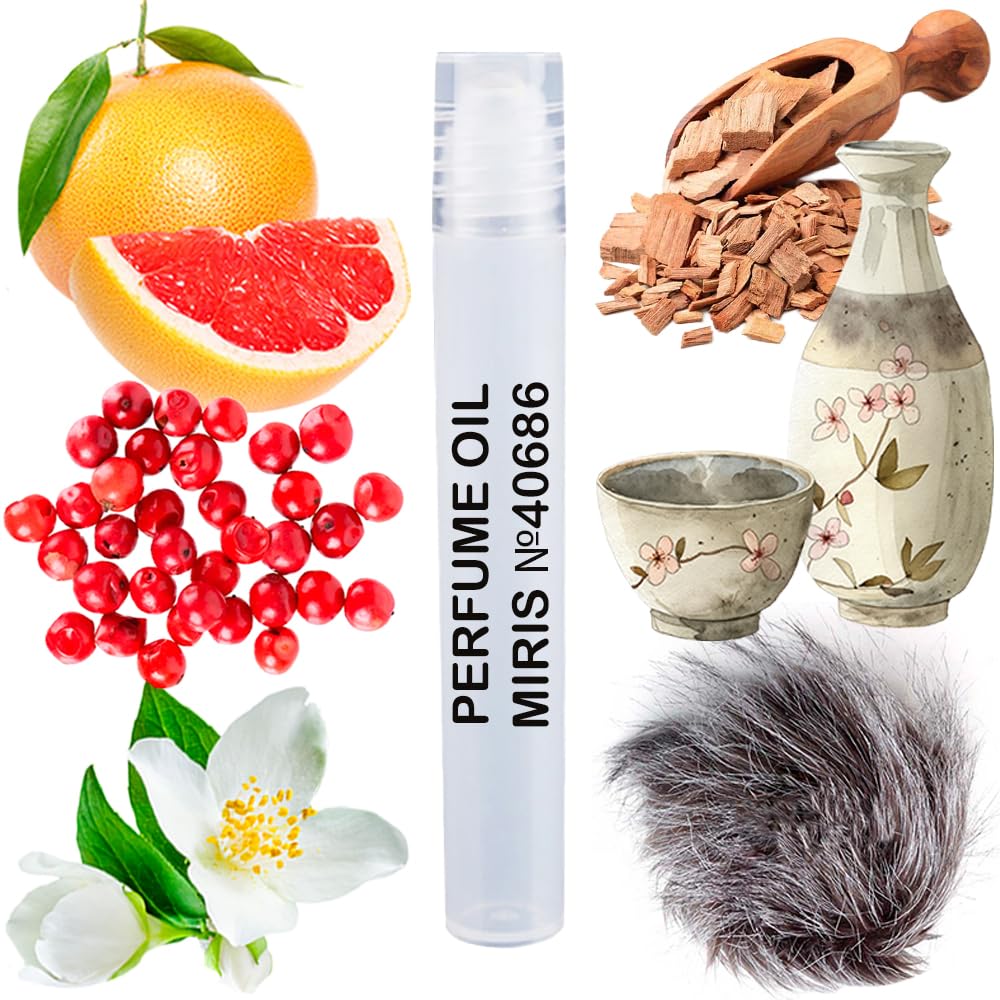 MIRIS No. 40686, Inspired by Lady Emblem, Long-Lasting Perfume Oil for Women Roll-On, Rollerball 0.34 Fl Oz / 10 ml