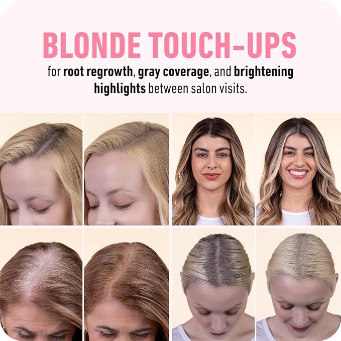 BOLDIFY Hairline Powder (LARGE, 10g) - Root Touch Up Hair Color for Gray Coverage - Bald Spot Concealing Hair Powder for Women & Men - 24-Hour Stain-Proof - Dark Blonde