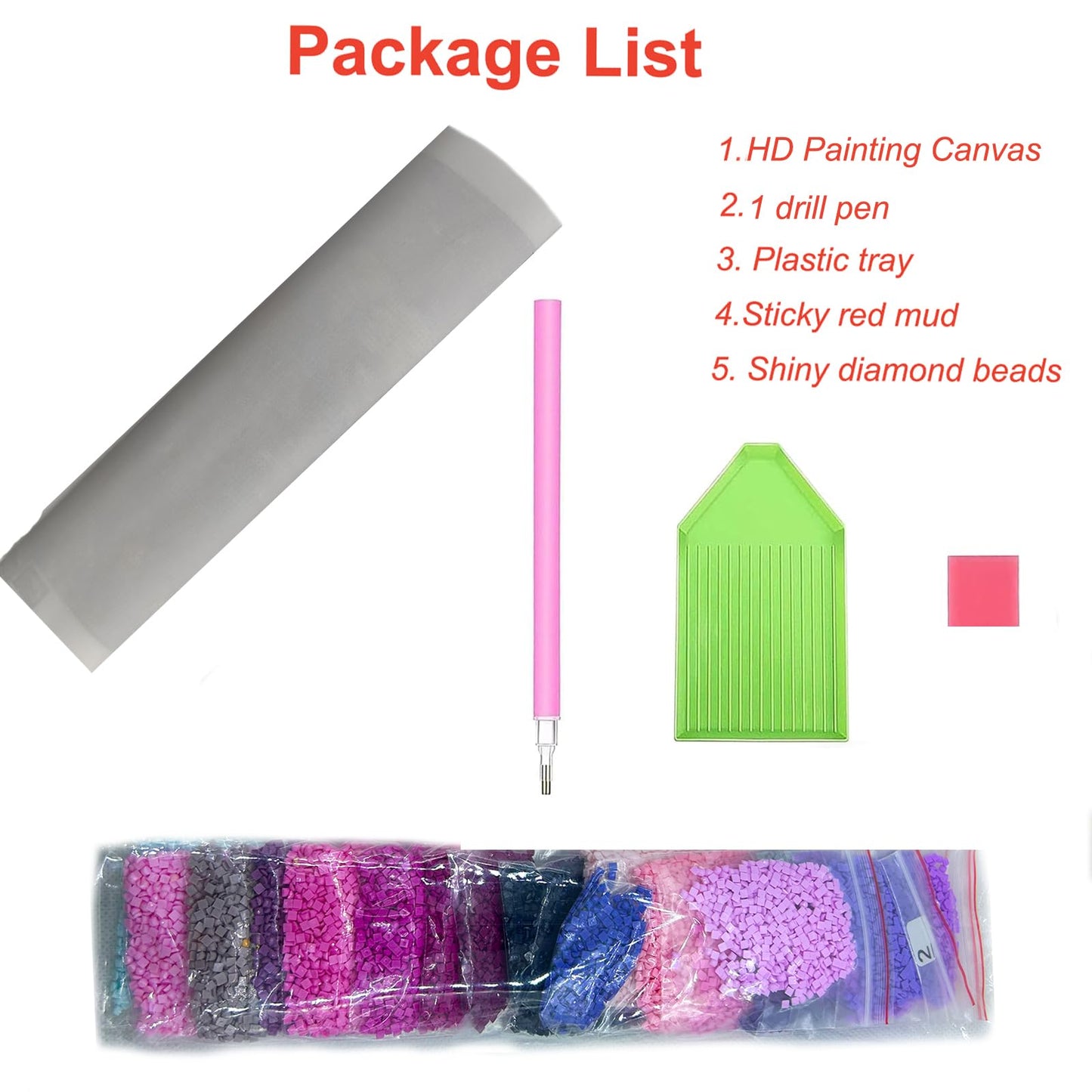 5D Butterfly Diamond Art Kits for Adults, Full Square Drill Fantasy Animal DIY Diamonds Painting Set Paint By Numbers, Shiny Beads Art Craft 12x12in for New Beginners Home Decoration