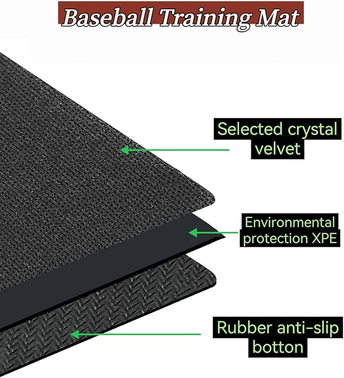 YiG9Sugr Baseball & Softball 5 Piece Base Set with Portable Carrying Bag 3 Throw Down Bases 1 Homeplate 1 Pitching Rubber, Flexible Anti-Slip Weather Resistant Rubber Bases for Yard Games
