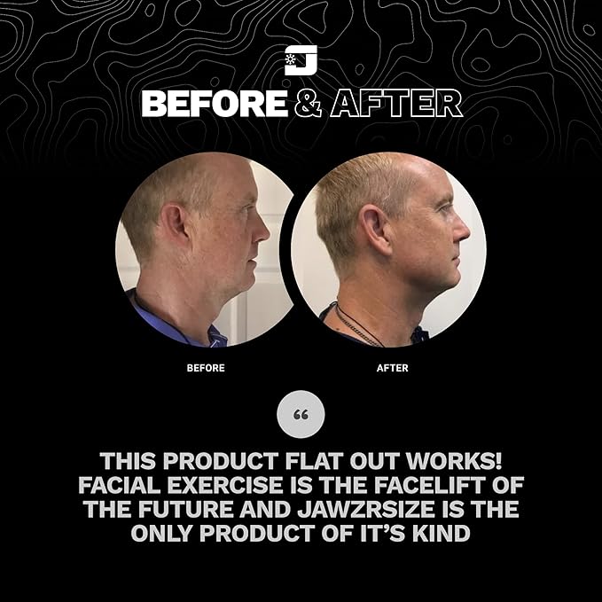Jawzrsize Pop N Go and Custom Fit Jaw Enhancer Bundles- Jaw, Face, and Neck Exerciser and Toner