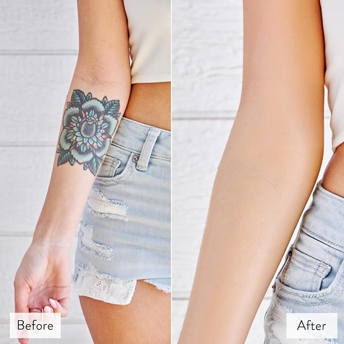 Best Bronze Bombshell Body Makeup - Tattoo Cover Up Makeup & Body Foundation Waterproof - Tattoo Concealer Waterproof for Scars, Varicose Veins Cover Up & Leg Foundation (NC10 Very Fair Beige)