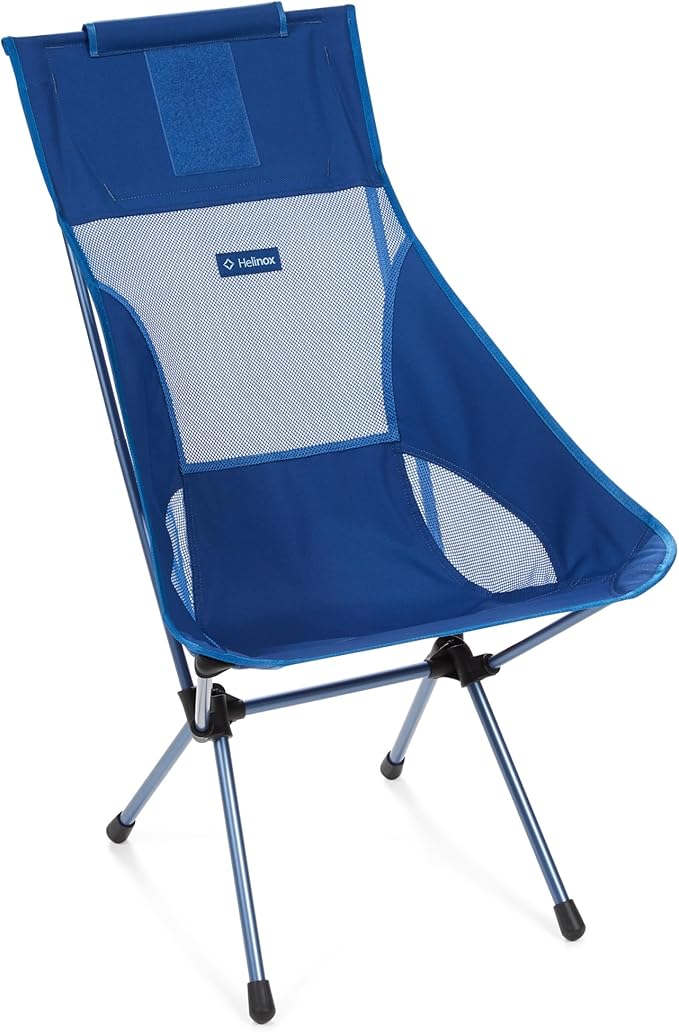Helinox Sunset Chair Lightweight High-Back Collapsible Camping Chair Blue,3.4Ibs Outdoor Chairs, Picnic Chair, Portable Ca...