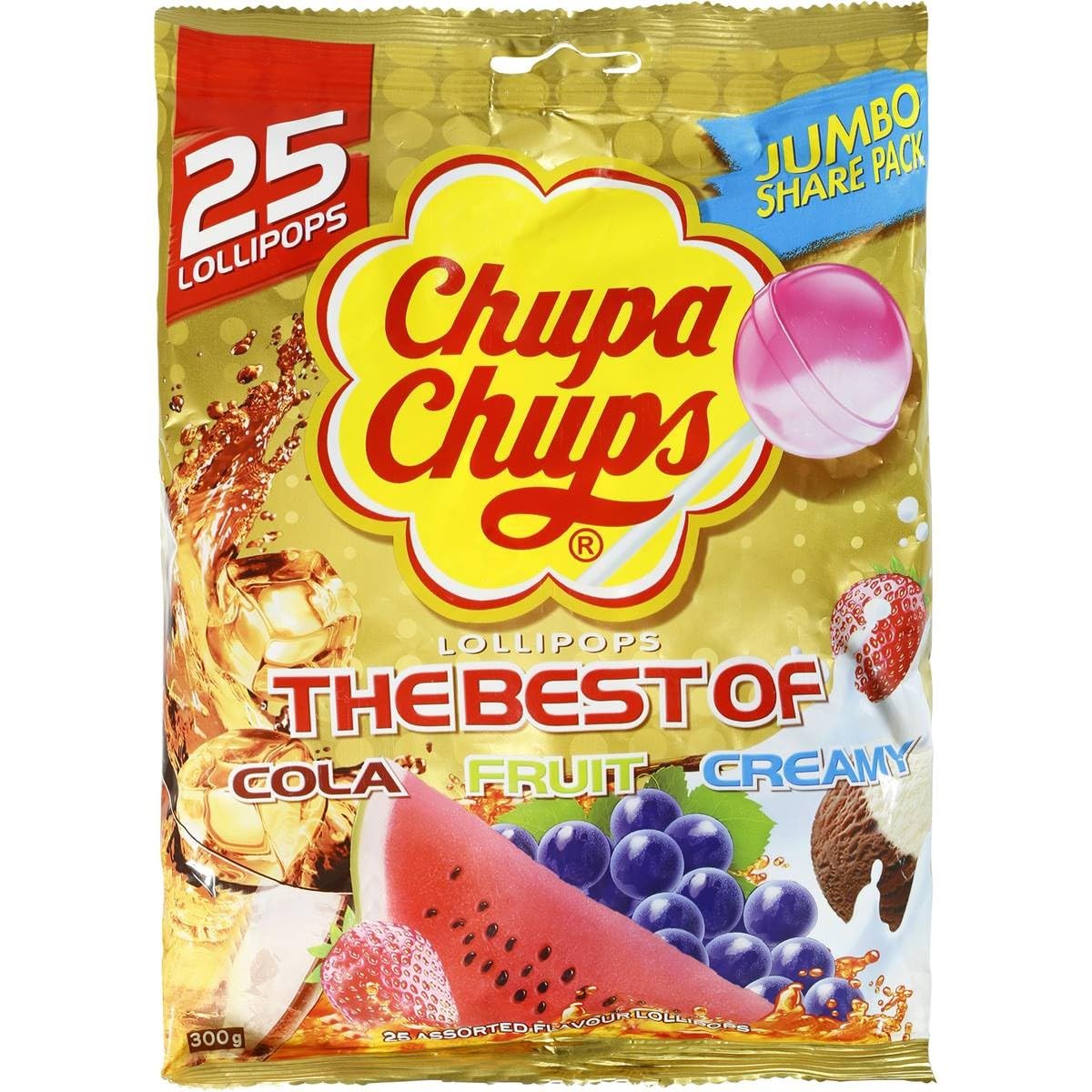 Chupa Chups Best Of Bag 25 Pack