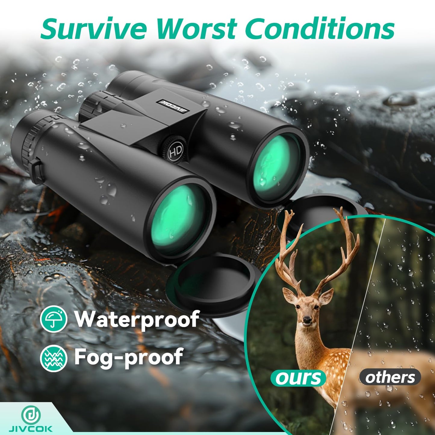 30X52 Binoculars For Adults - Hd High Powered Binoculars With Phone Adapter And Tripod, Waterproof & Large View Telescope For Bi