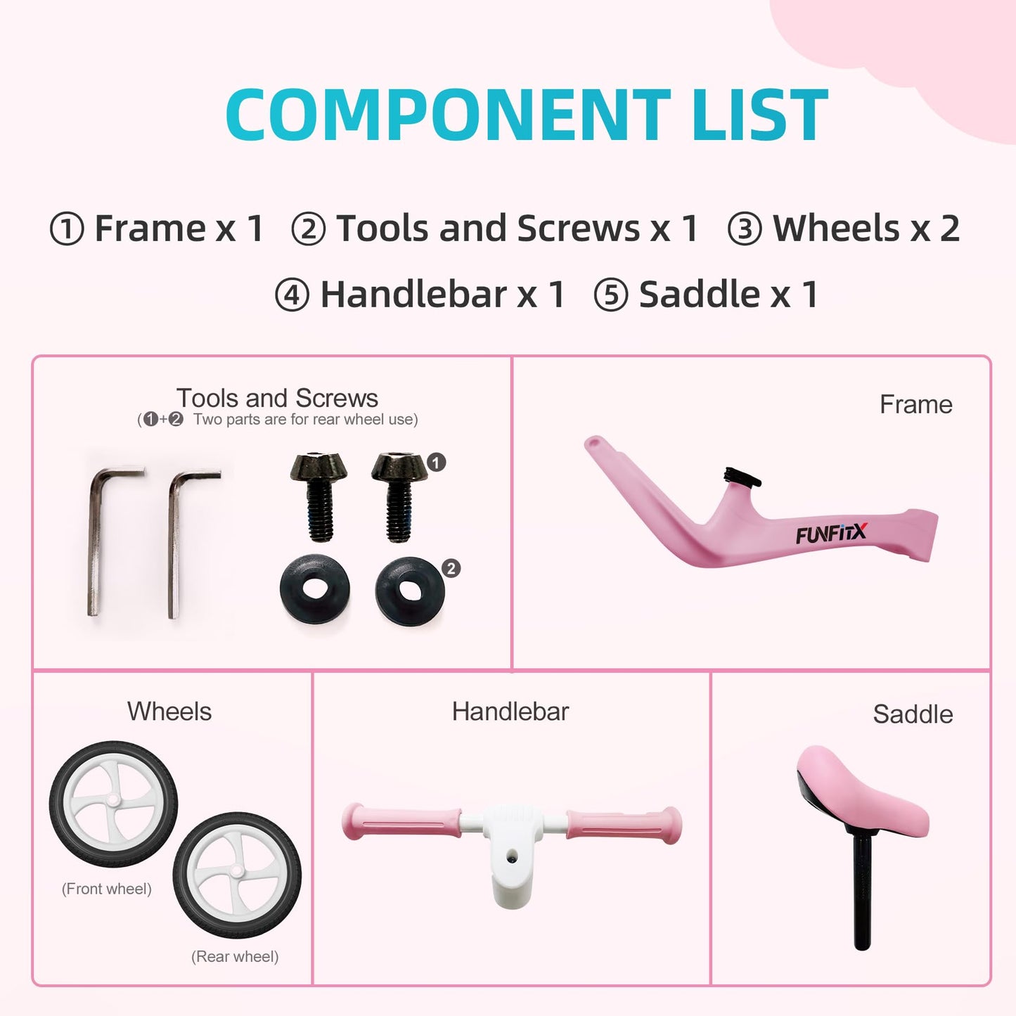 Toddler Balance Bike for 2 to 5 Year Old - Baby Bikes for 2 3 4 5 Years Old Kids - Toddlers Bicycle No-Pedal for Under 6 Age Boy Girl - Training Toys Cycle Outdoor Birthday Gifts for Boys Girls