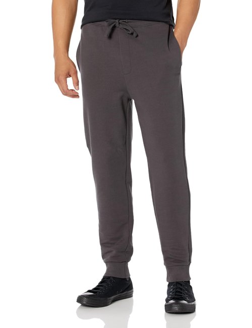 HUGO HIT Logo French Terry Cuffed Joggers Asphalt Grey