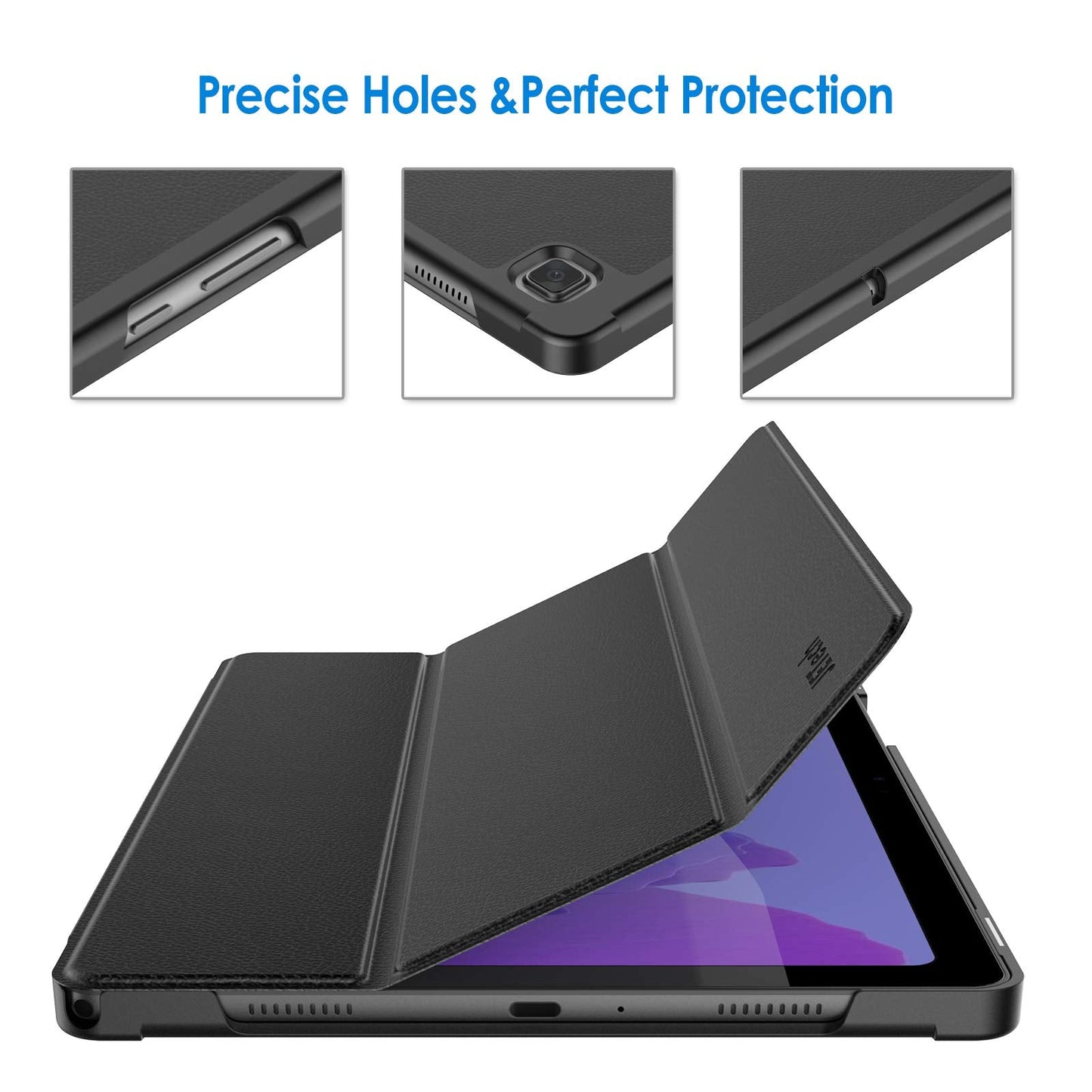Jetech Case For Samsung Galaxy Tab A7 10.4-Inch 2020 (Sm-T500/T505/T507), Not For Galaxy Tab A7 Lite 8.7-Inch 2021 (Black)