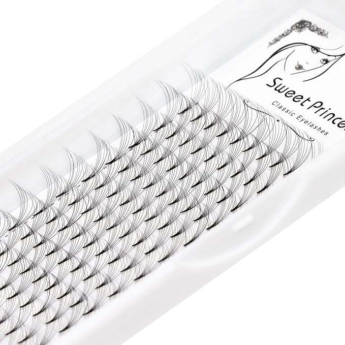 12rows 120pcs 10D Premade Volume Fans Eye Lashes Extensions Thickness 0.07mm D Curl Black Soft Individual False Eyelashes Makeup Fake Lashes Cluster 8-18mm to Choose (7D-4pack-9-11-13-15mm)