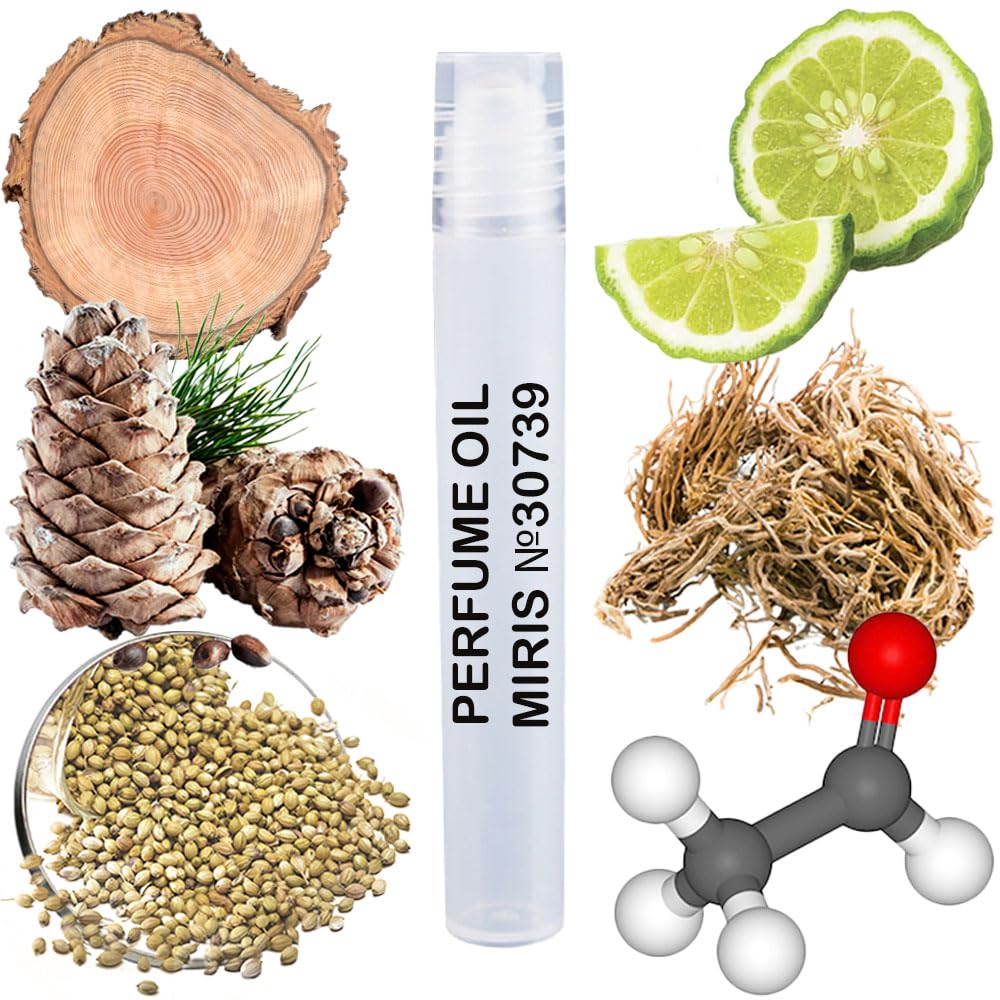 MIRIS No. 30739, Inspired by Ysls L'Homme Sport, Long-Lasting Perfume Oil for Men Roll-On, Rollerball 0.34 Fl Oz / 10 ml