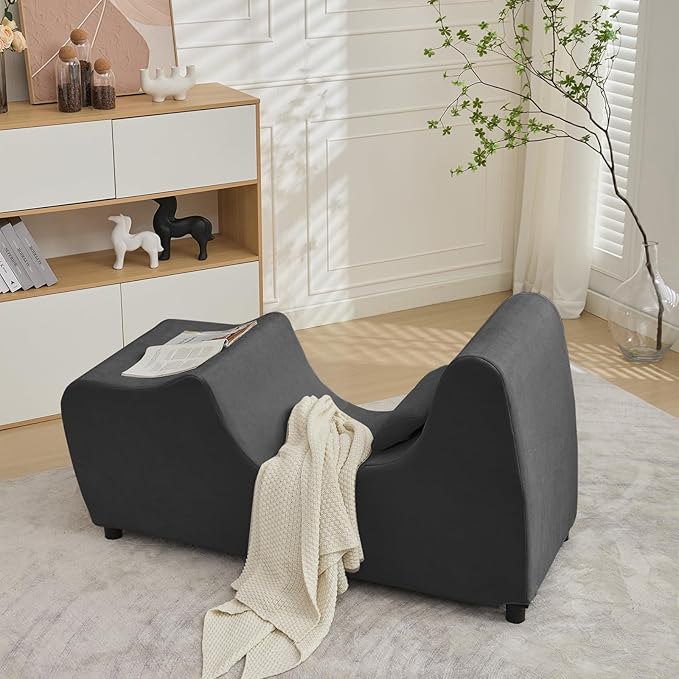 PUREMIND Chaise Lounge Chair Indoor, Ergonomic Zero Gravity Recliner with Pillow for Relaxing, Working, Reading in Living ...