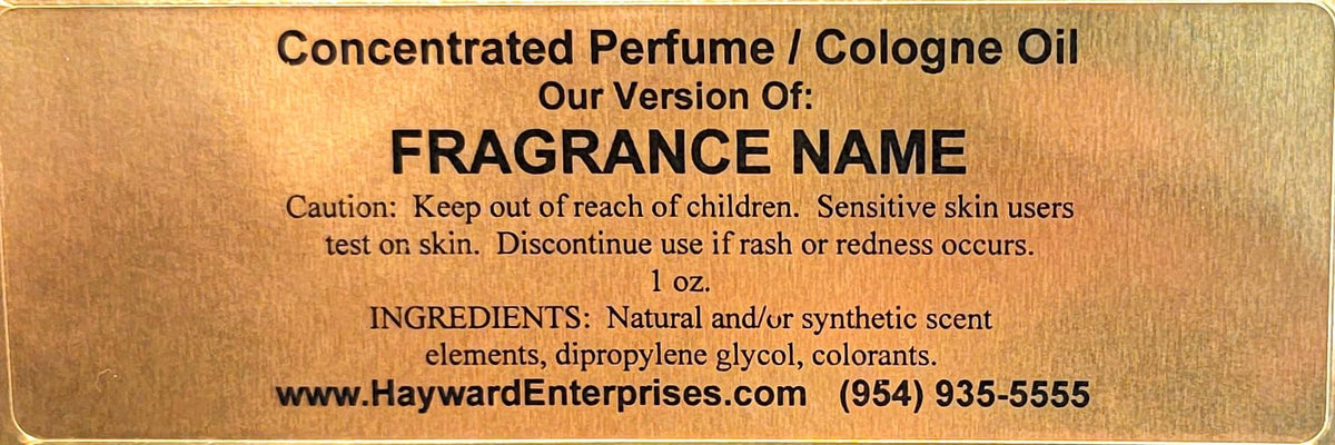 HYWD Enterprises Perfume Oil Comparable to BABY DOLL for women, Fragrance Rendition, Eau de Parfum, 1 oz. (30ml) Squeeze