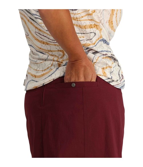 Royal Robbins Discovery III Skort Burnt Grape 4 4.5