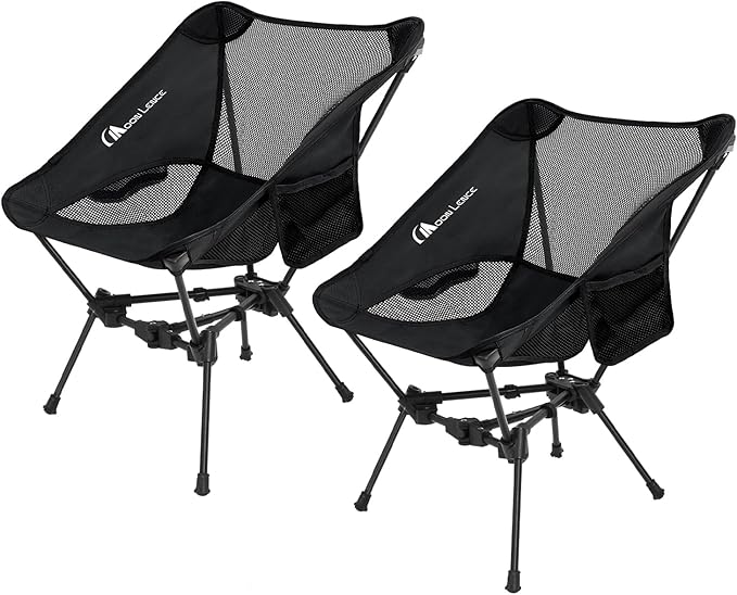MOON LENCE Portable Camping Chair Backpacking Chair - The 4th Generation Ultralight Folding Chair - Compact, Lightweight F...