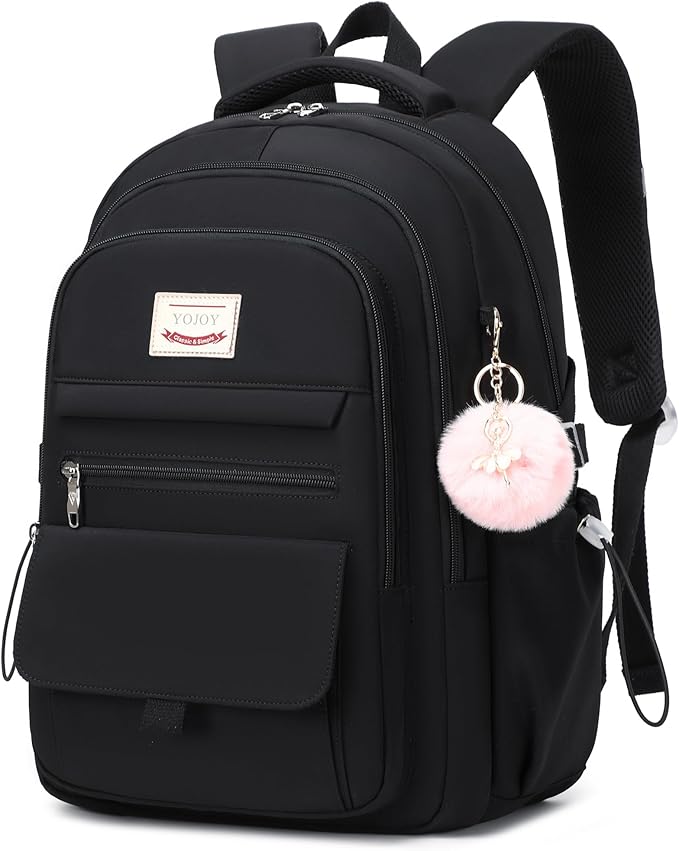 YOJOY Laptop Backpack 15.6 Inch College Backpacks for Women, School Backpack for Girls,Students Aesthetic Anti Theft Trave...
