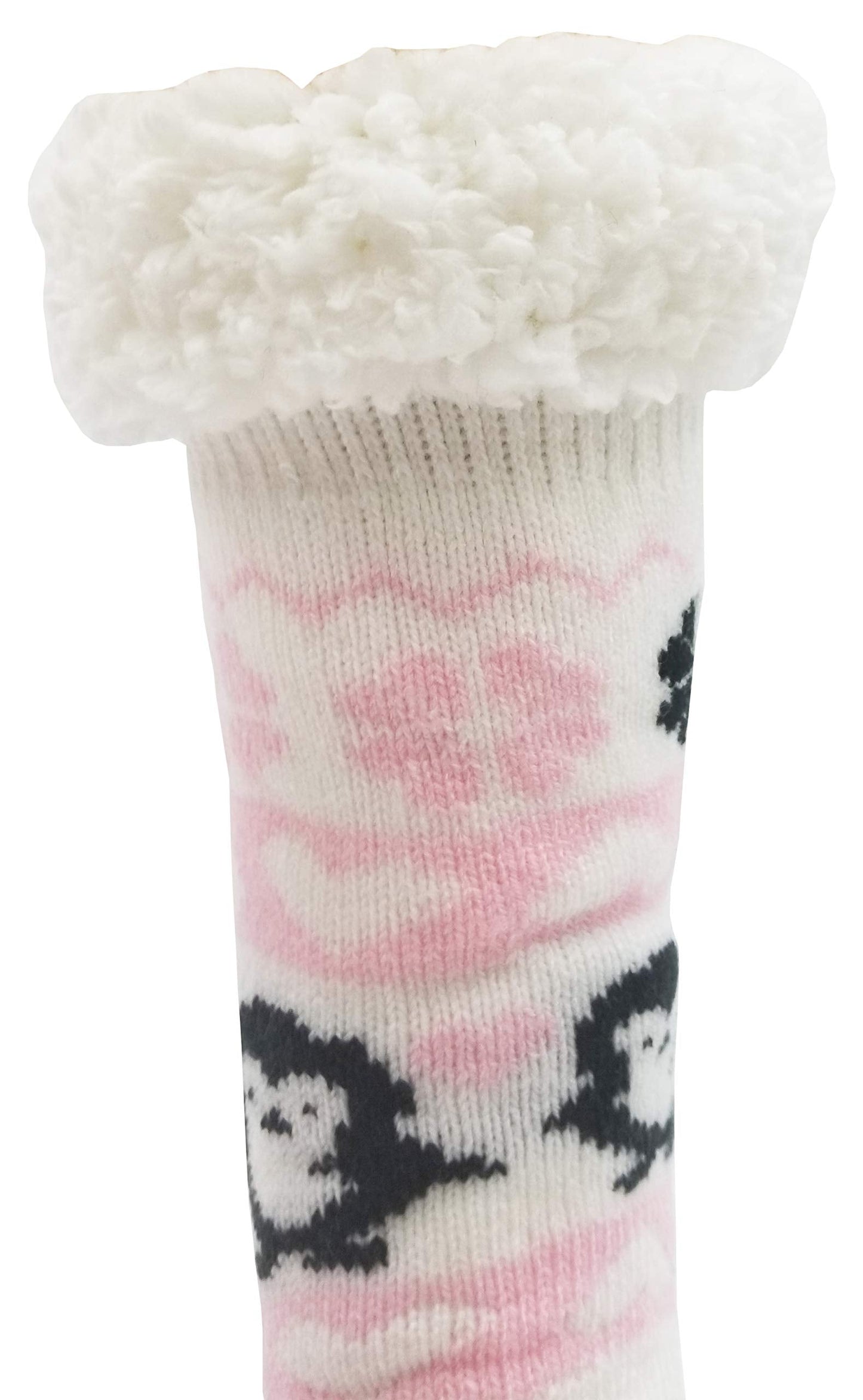 Heart Print Crew Socks for Women, Bulk Valentines Day Pink Love Colorful Pattern Novelty Galentines, Mothers Day