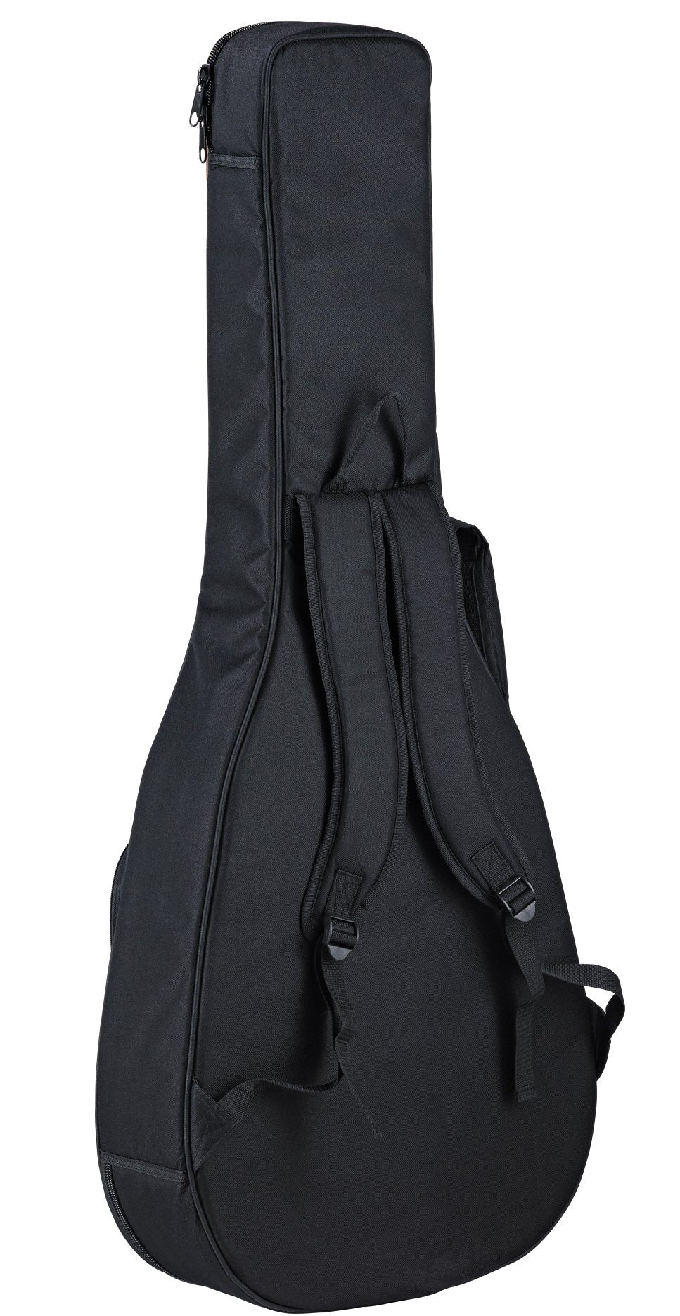 Ortega Guitars 1/4 Size Classical Guitar Pro Deluxe Gig Bag-Extra Thick Padding-Black (Onb14)