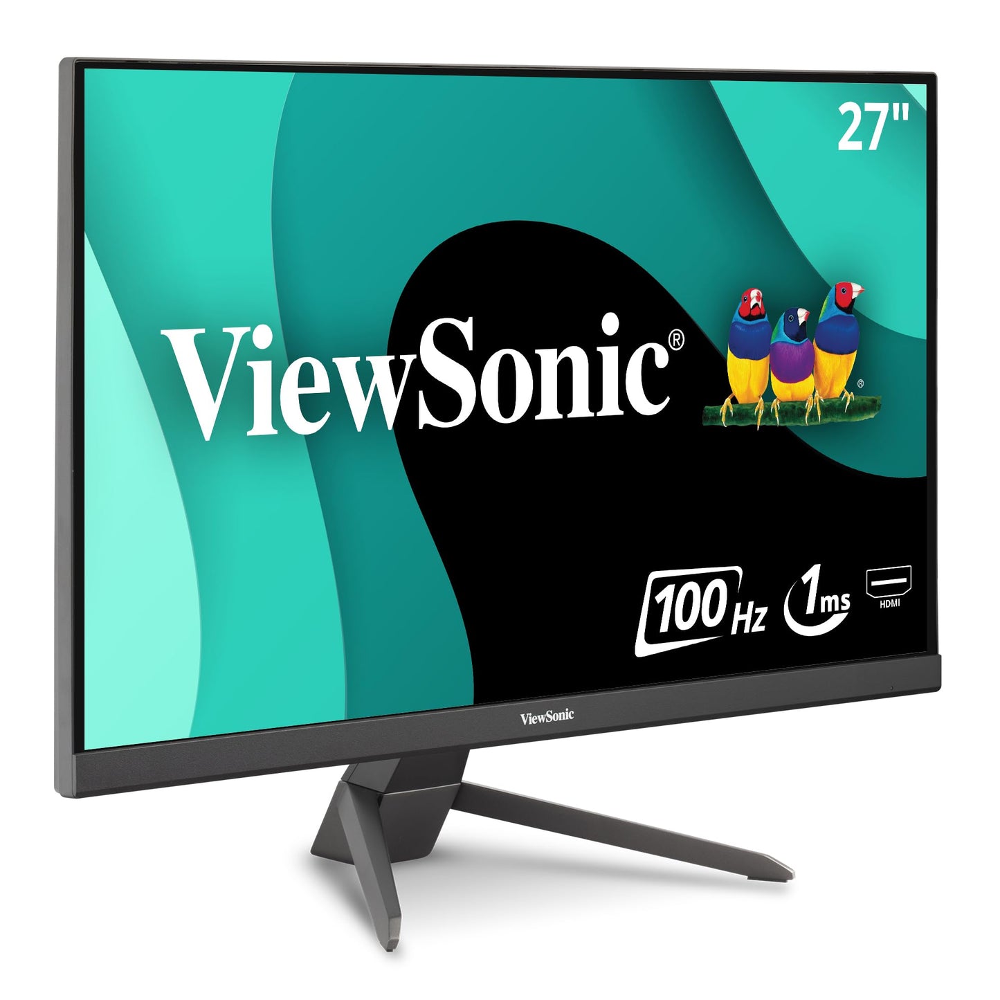 Viewsonic Vx2767-Mhd 27 Inch 1080P Gaming Monitor With 100Hz, 1Ms, Ultra-Thin Bezels, Freesync, Eye Care, Hdmi, Vga, And Dp