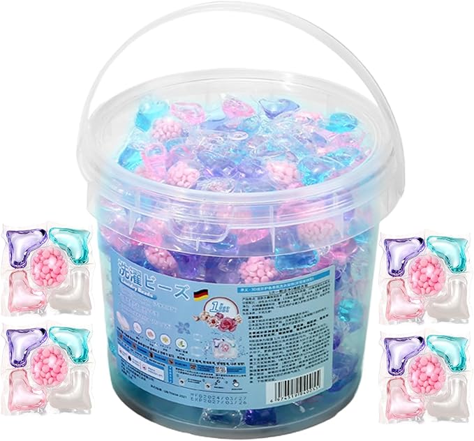 Laundry Detergent Pods - Deep Cleaning 40 Tablets Beads | Washing Machine Pods, Apartment Bathroom Home Dorm Room Hotel, Jeans Towels Sheets T Shirt Blouse, Powerful Stain Removal, Fresh Scent Laundry