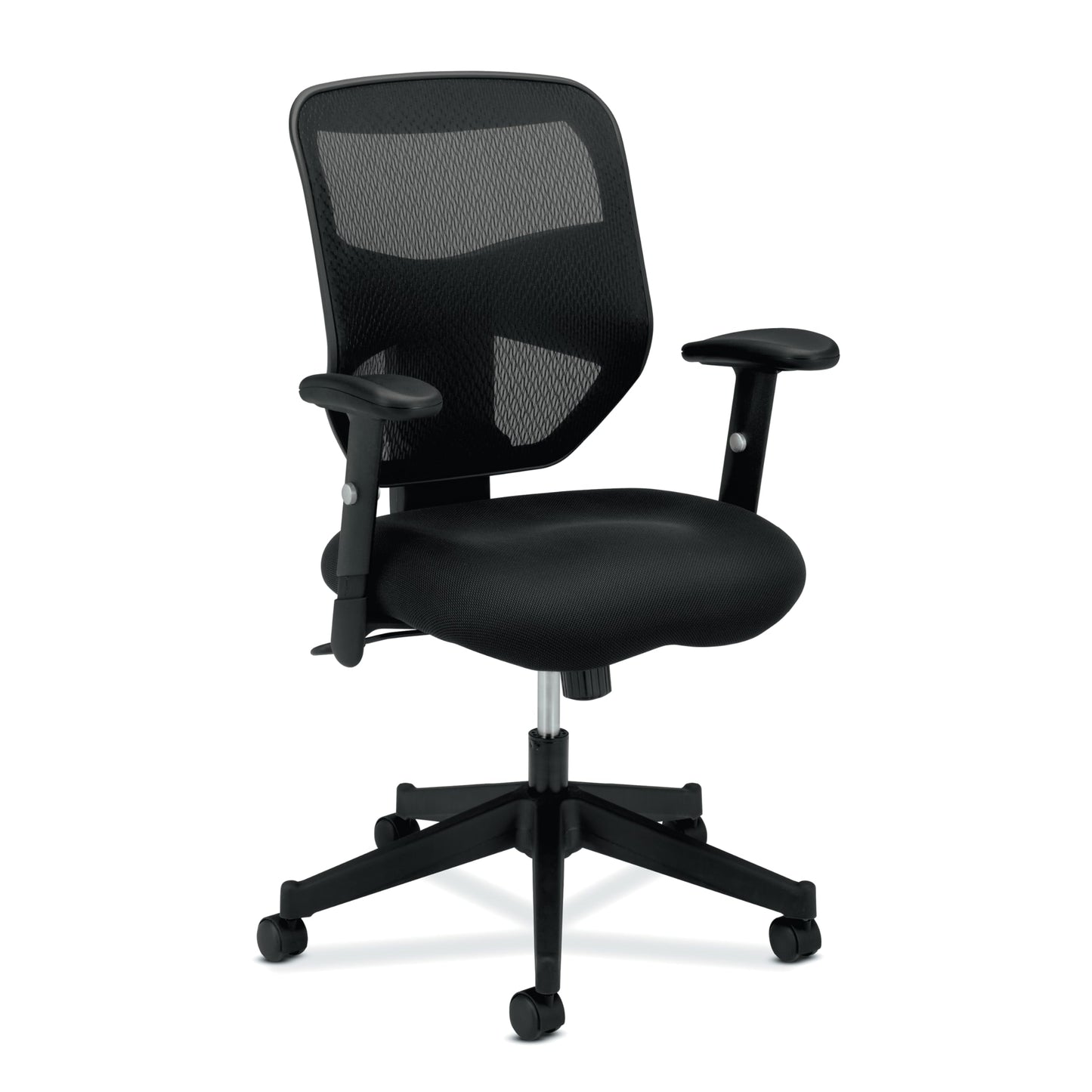 HON Prominent High Back Office Chair, Ergonomic Desk Chair with Adjustable Center-Tilt Recline, 360 Swivel, Swivel-Tilt, Black