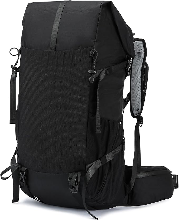Hiking Backpack,40L to 50L Extra Large Capacity Hiking Bag,Internal Frame Camping Backpack,Upgraded X-PAC Lightweight Spor...