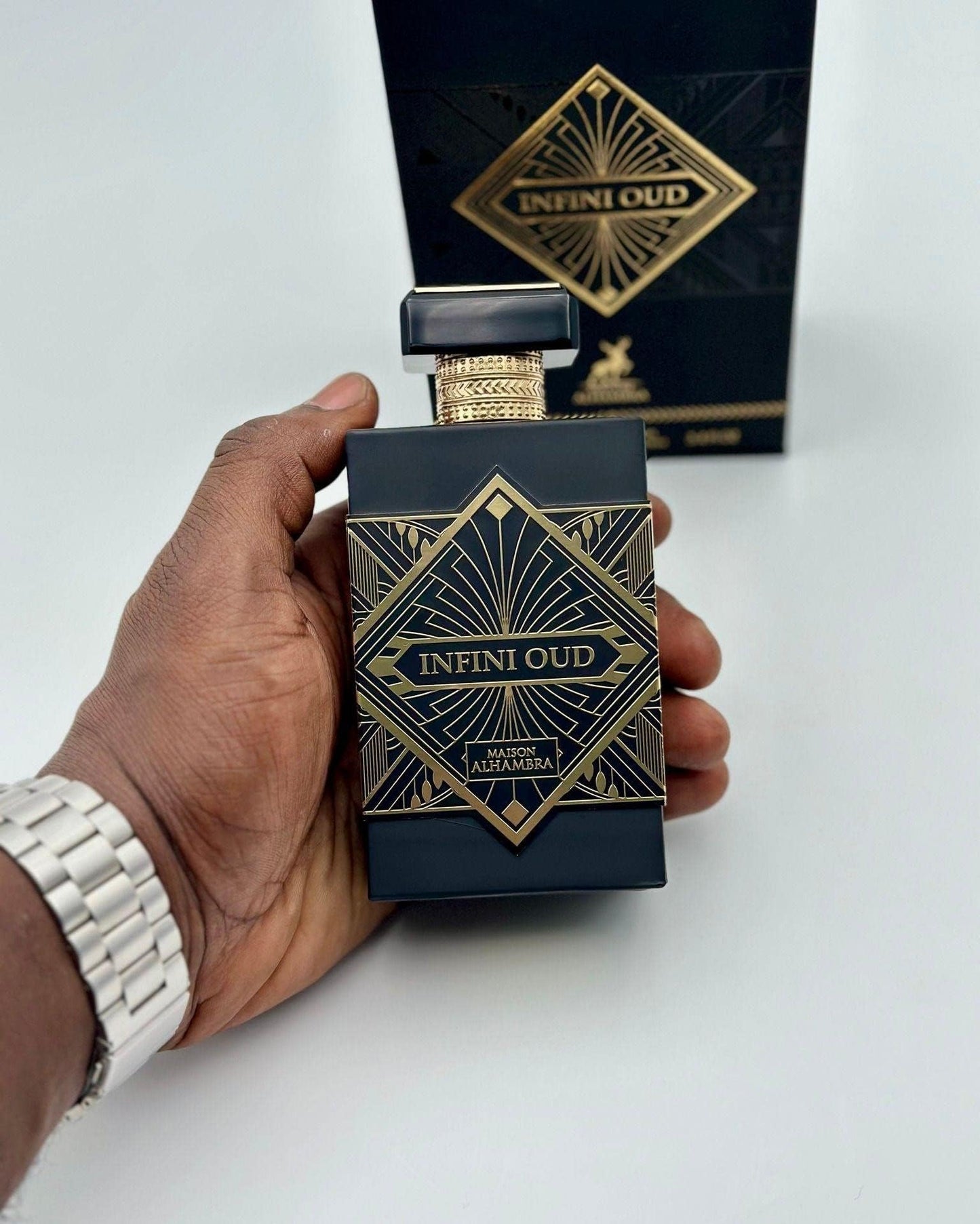 Maison Alhambra Infini Oud for Unisex - 3.4 oz EDP Spray