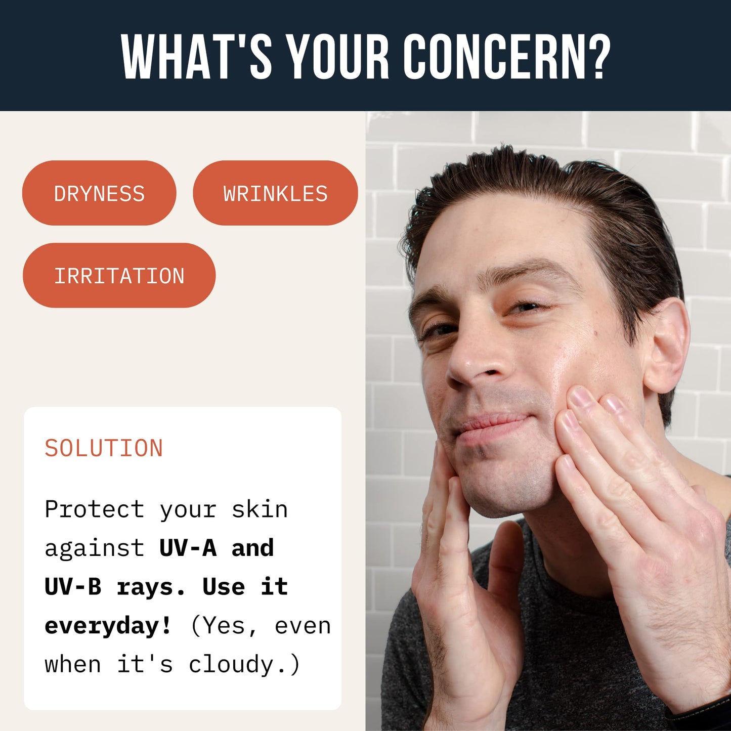 Cardon Men's SPF 30 Korean Sunscreen for Face, Facial Moisturizer With Sunblock, Anti-Aging Face Sunscreen, SPF Facial Moisturiz